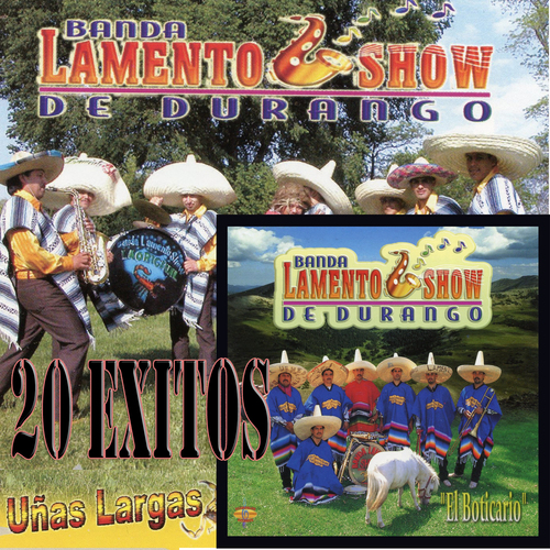 20 Exitos de Banda Lamento Show de Durango Cover Art Blurred Background