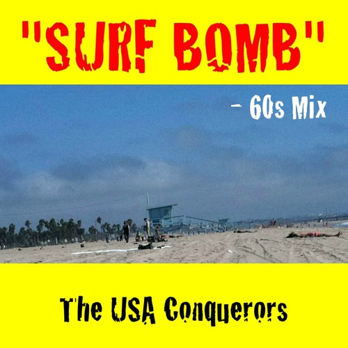 Surf Bomb (60s Instrumental Mix) Cover Art Blurred Background