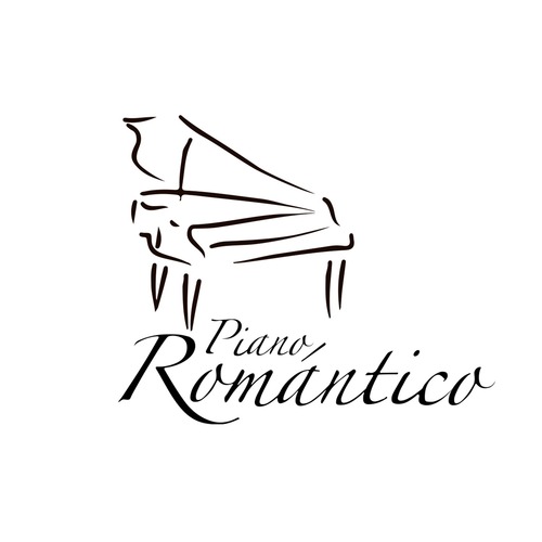 Piano Romántico Cover Art Blurred Background