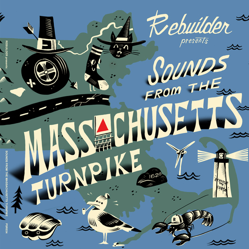 Sounds from the Massachusetts Turnpike Cover Art Blurred Background