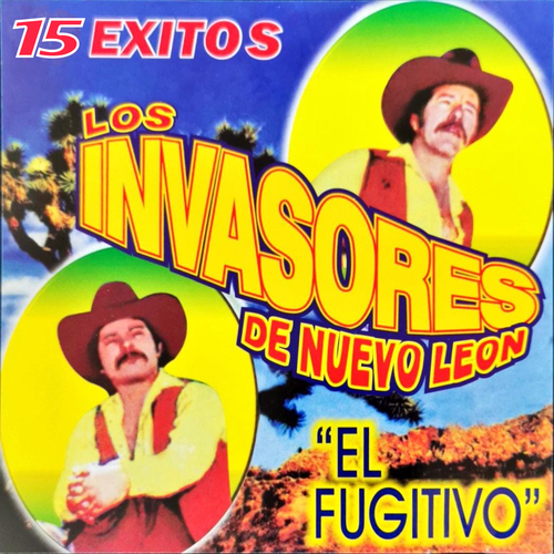 15 Exitos "El Fugitivo" Cover Art Blurred Background