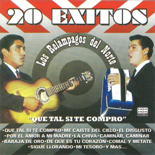 20 Exitos de los Relámpagos del Norte Cover Art Blurred Background