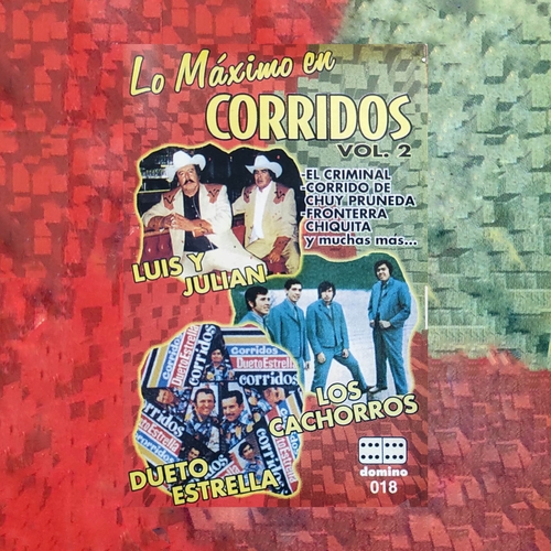 Lo Máximo en Corridos, vol. 2 Cover Art Blurred Background