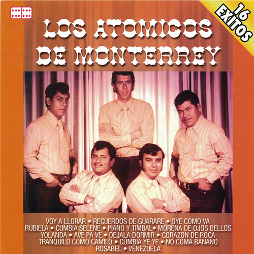 16 Exitos Los Atómicos de Monterrey Cover Art Blurred Background
