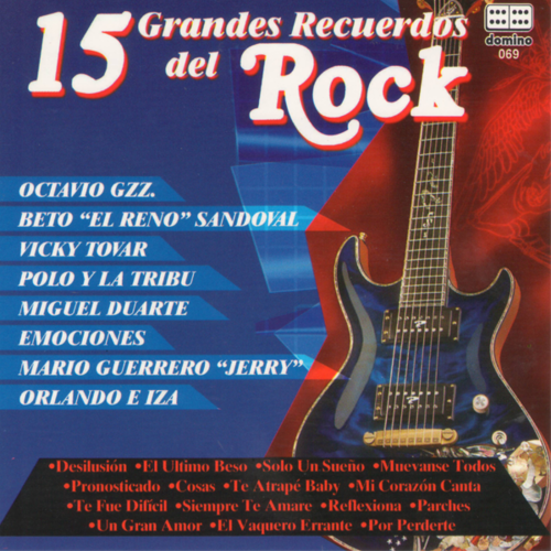 15 Grandes Recuerdos del Rock Cover Art Blurred Background