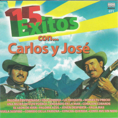 15 éxitos de Carlos y José Cover Art Blurred Background