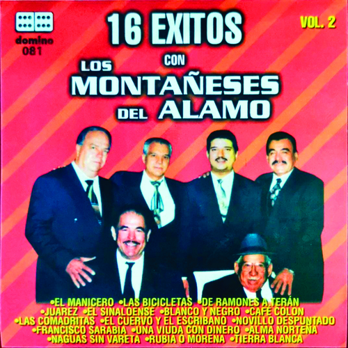 16 Exitos, vol. 2 Cover Art Blurred Background
