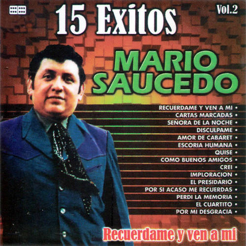 15 Exitos, vol. 2 (Recuerdame y Ven a Mi) Cover Art Blurred Background