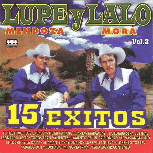 15 Exitos de Lupe Mendoza y Lalo Mora, vol. 2 Cover Art Blurred Background