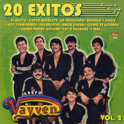 20 Exitos, vol. 2 Cover Art Blurred Background