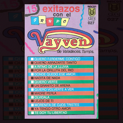 15 Exitazos Con el Grupo Vayven Cover Art Blurred Background