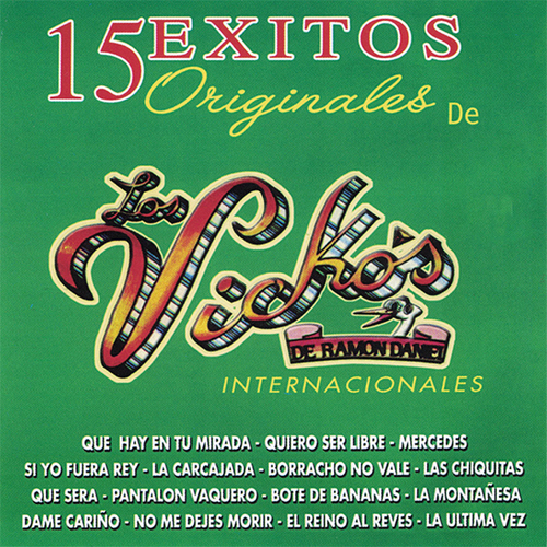 15 Éxitos Originales de Los Vicko's Cover Art Blurred Background