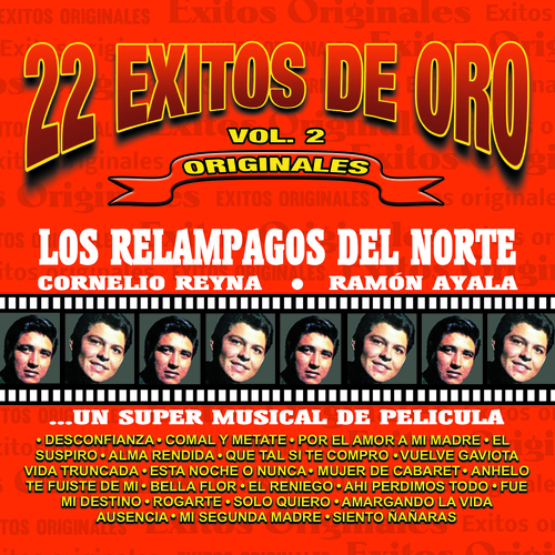 22 Exitos de Oro, vol. 2 Cover Art Blurred Background