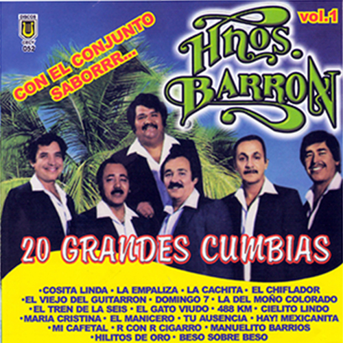 20 Grandes Cumbias, vol. 1 Cover Art Blurred Background