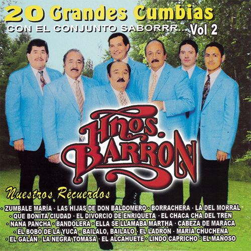 20 Grandes Cumbias, vol. 2 Cover Art Blurred Background