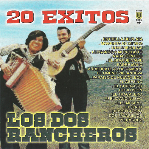 20 exitos de Los Dos Rancheros Cover Art Blurred Background