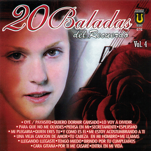 20 Baladas del recuerdo, vol. 4 Cover Art Blurred Background