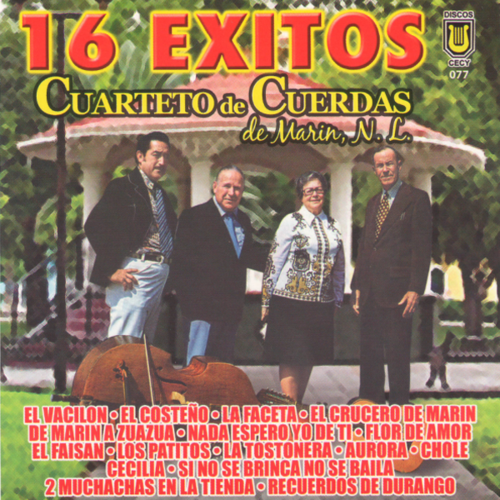 16 Exitos Cuarteto de Cuerdas de Marín Cover Art Blurred Background