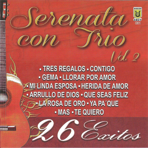 Serenata con Trío, vol. 2 (26 Exitos) Cover Art Blurred Background