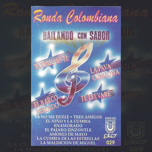 Bailando con sabor Cover Art Blurred Background