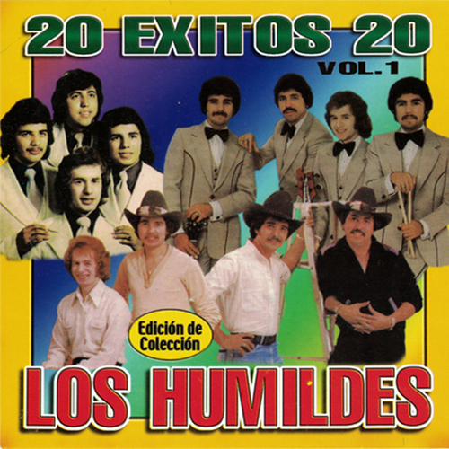 Los Humildes 20 Exitos Cover Art Blurred Background