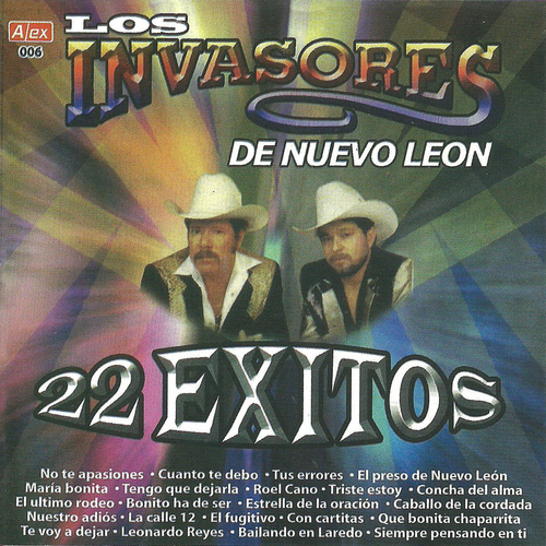 22 Exitos Cover Art Blurred Background