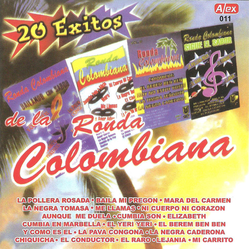 20 exitos de la Ronda Colombiana Cover Art Blurred Background