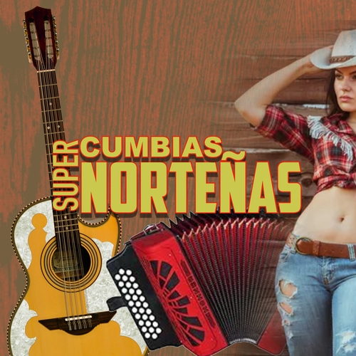 Super Cumbias Norteñas Cover Art Blurred Background