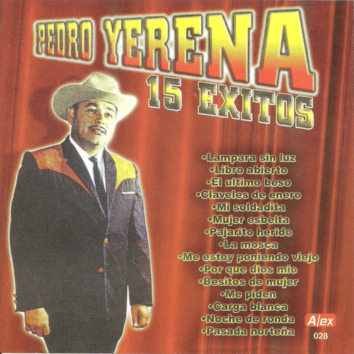 15 Exitos de Pedro Yerena Cover Art Blurred Background