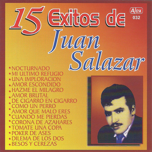 15 Exitos de Juan Salazar Cover Art Blurred Background