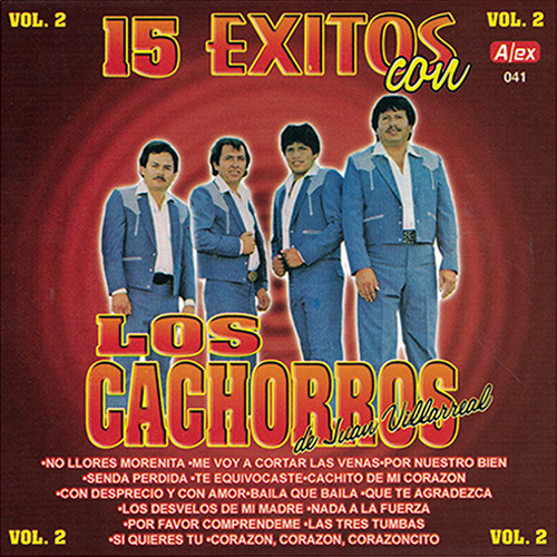 15 Exitos Con Los Cachorros de Juan Villarreal, vol. 2 Cover Art Blurred Background