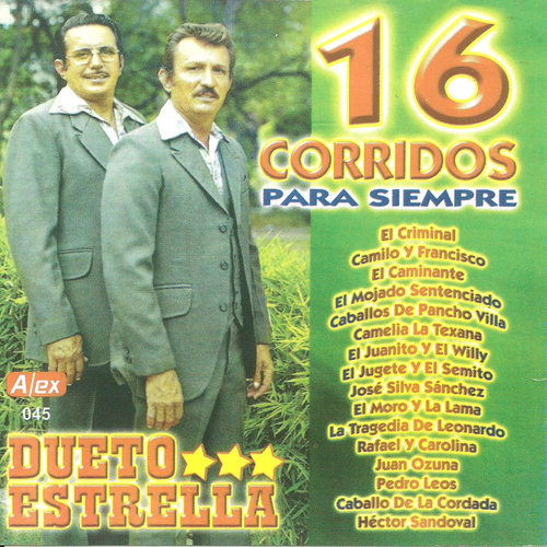 16 Corridos para Siempre Cover Art Blurred Background