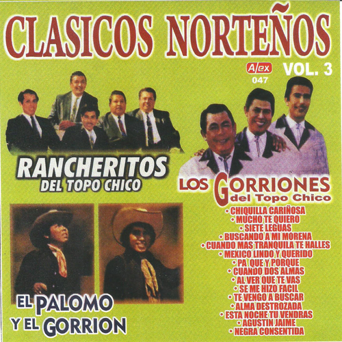 Clasicos Norteños, vol. 3 Cover Art Blurred Background