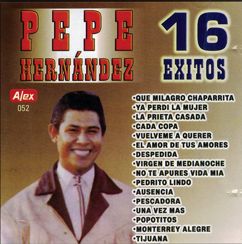16 Exitos Cover Art Blurred Background