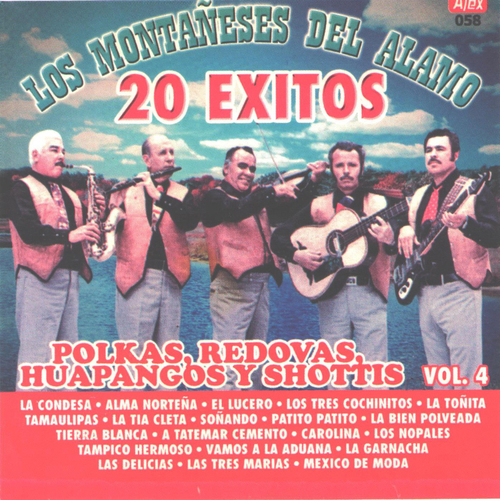 20 Exitos, vol. 4 Cover Art Blurred Background