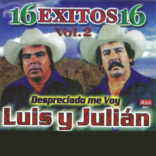 16 exitos de Luis y Julián, vol. 2 Cover Art Blurred Background