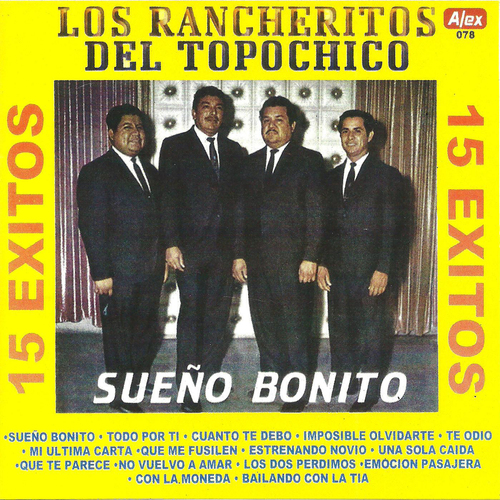 15 éxitos de los Rancheritos Cover Art Blurred Background