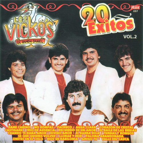 20 Exitos Los Vickos, vol. 2 Cover Art Blurred Background