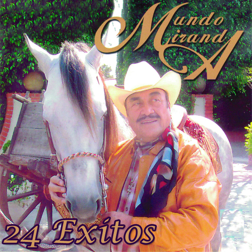 24 Exitos Mundo Miranda Cover Art Blurred Background