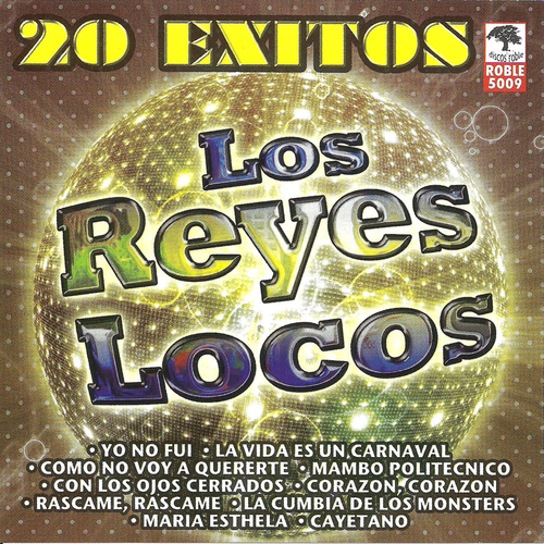 20 Exitos de Los Reyes Locos Cover Art Blurred Background