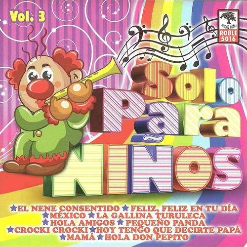 Solo para Niños, vol. 3 Cover Art Blurred Background