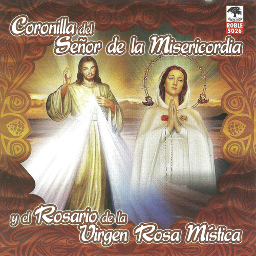 Coronilla del Señor de la Misericordia y Rosario de la Virgen Rosa Mistica Cover Art Blurred Background