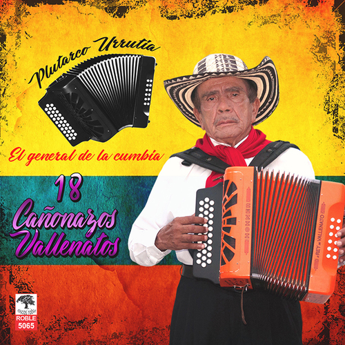 18 Cañonazos Vallenatos Cover Art Blurred Background