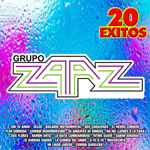 20 Exitos Grupo ZAAZ Cover Art Blurred Background