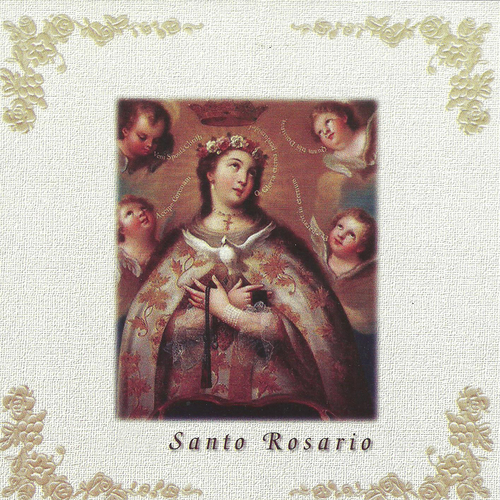 Santo Rosario Cover Art Blurred Background
