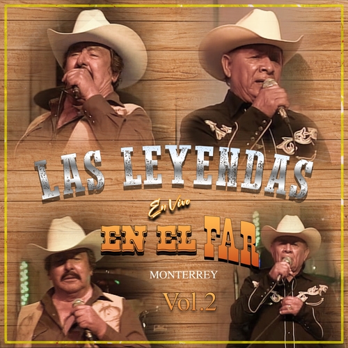 Las Leyendas en el Far, vol. 2 (En Vivo) Cover Art Blurred Background