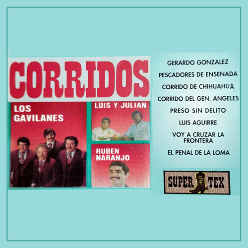 Corridos Super Tex Cover Art Blurred Background