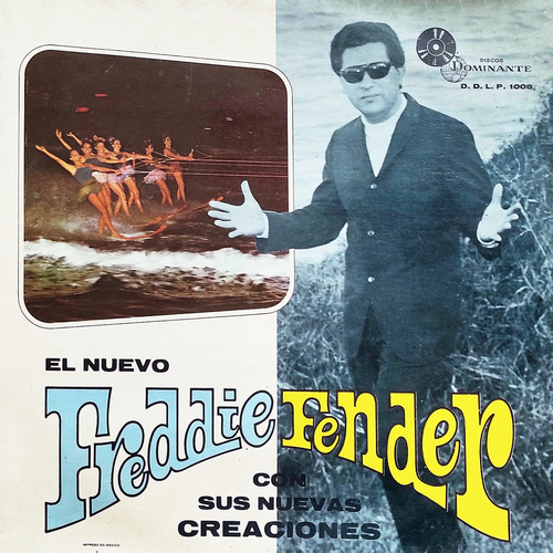 El Nuevo Freddie Fender Cover Art Blurred Background