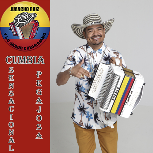 Cumbia Sensacional Cumbia Pegajosa Cover Art Blurred Background