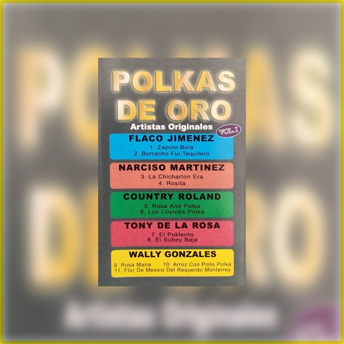Polkas de Oro, vol. 1 Cover Art Blurred Background
